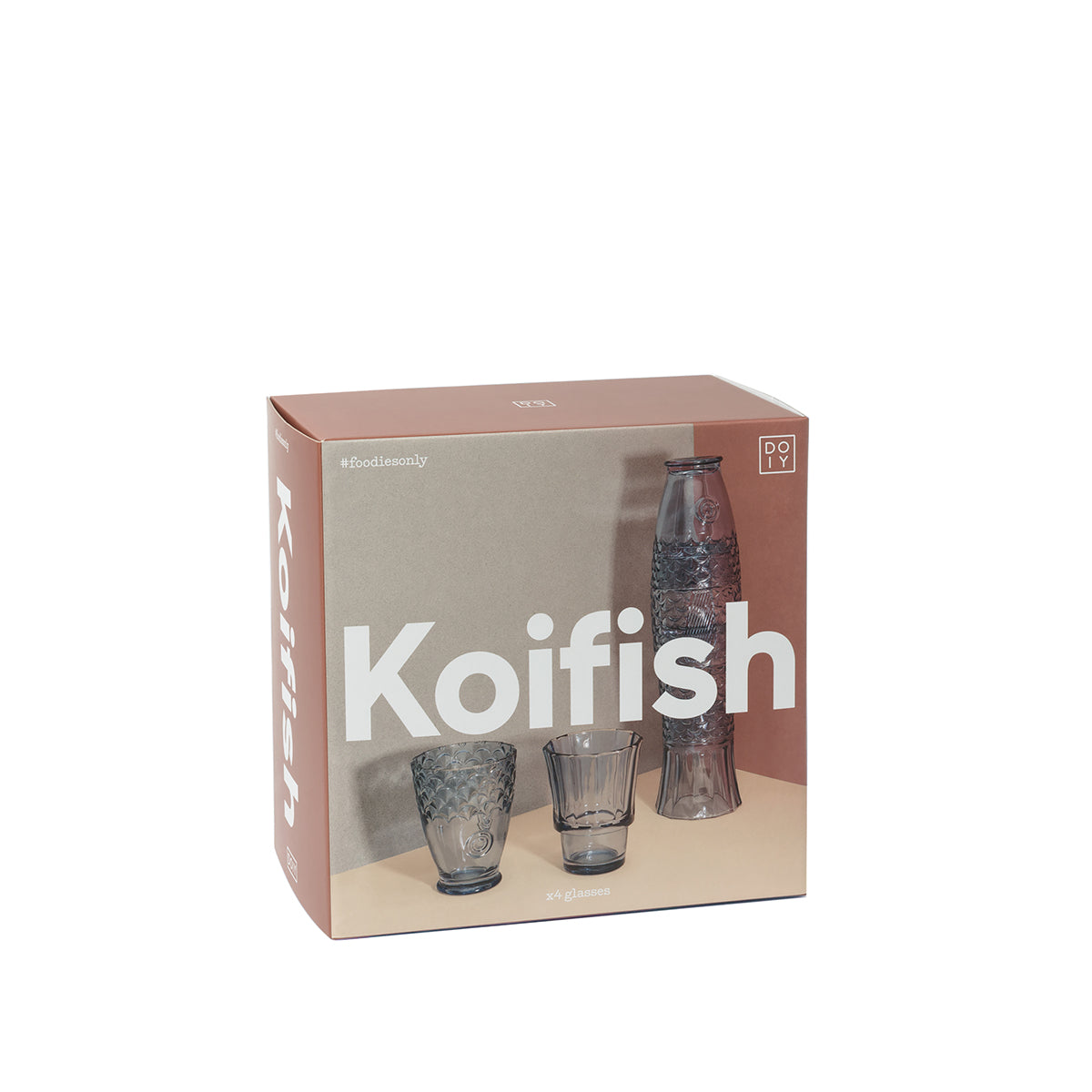 DOIY Koifish Blue Stacking Glasses Stacking Glasses