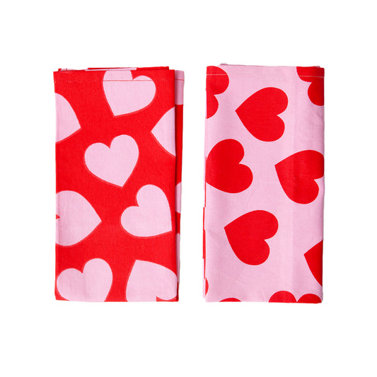 DOIY Love Tea Towels (set of 2)