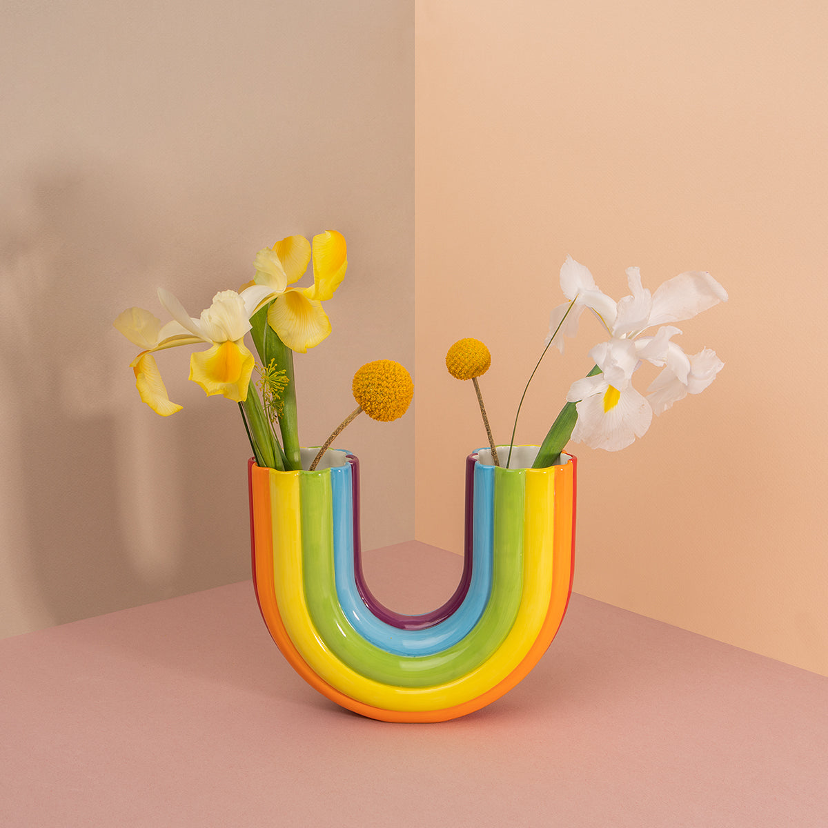 DOIY Rainbow Vase Double