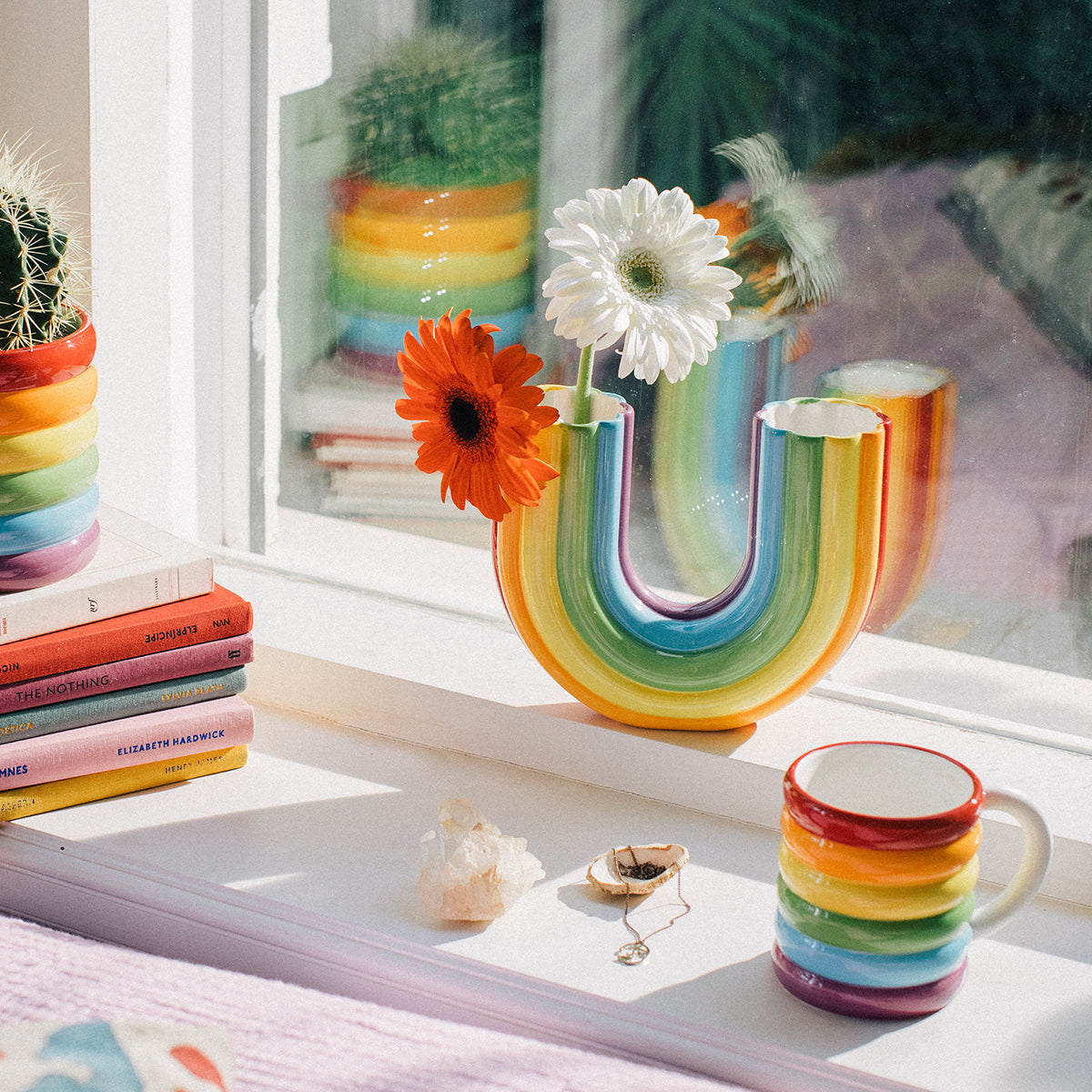 DOIY Rainbow Vase Double