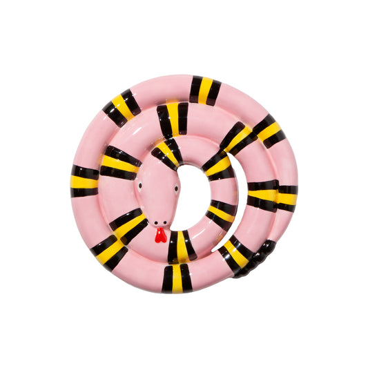 DOIY Snake Trivet Pink