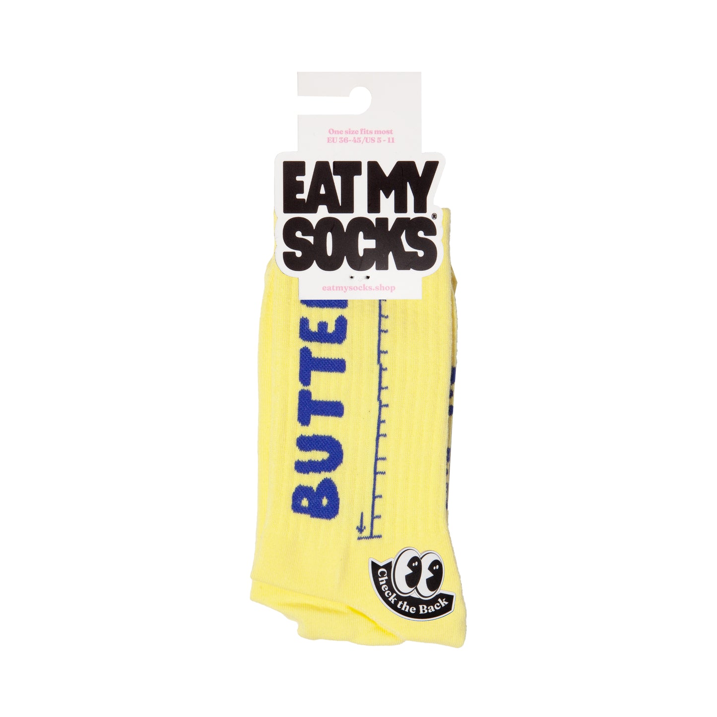 Eat My Socks Crew Socks Butter