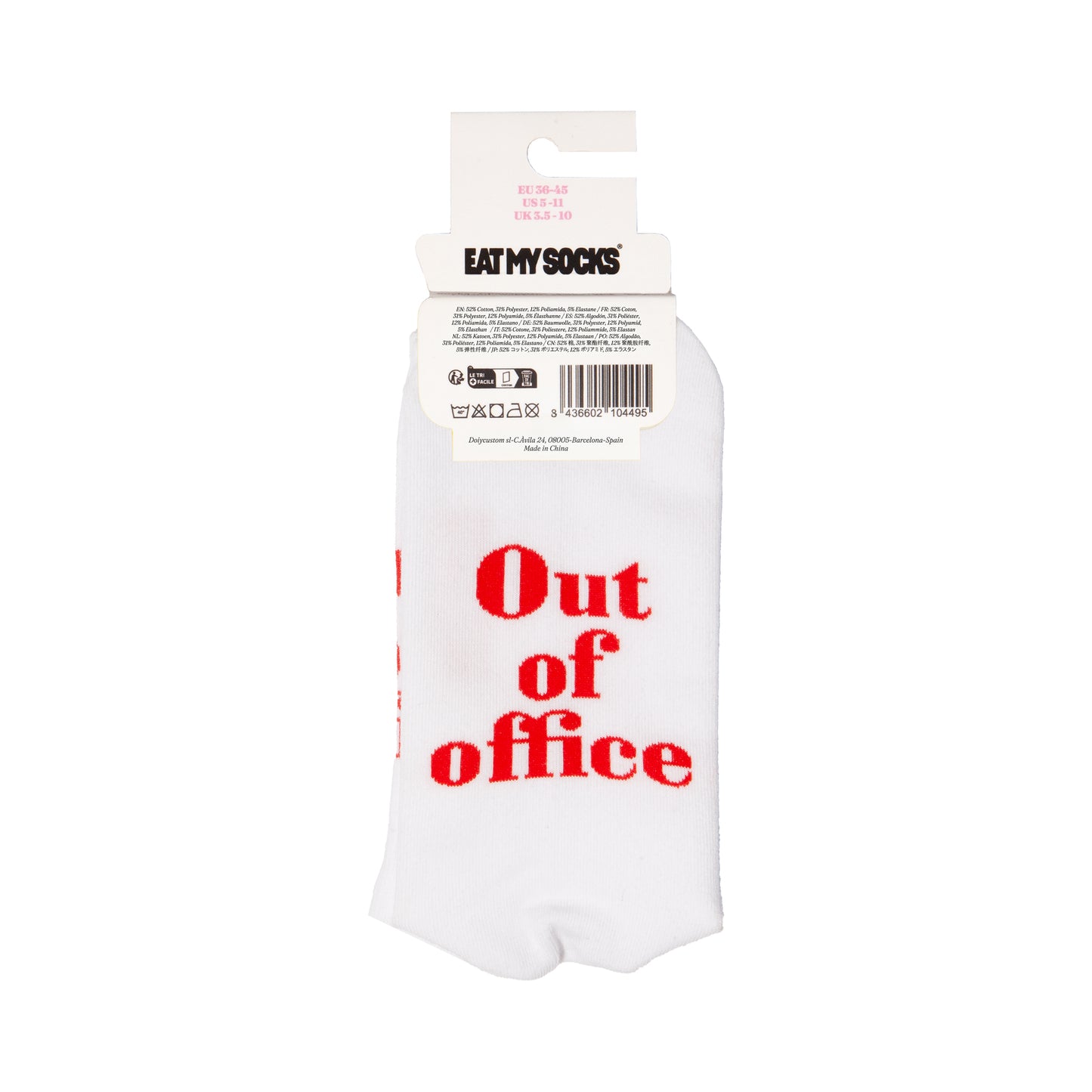 Eat My Socks Crew Socks Ciao