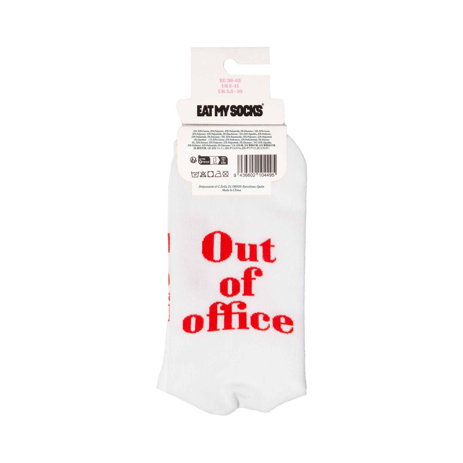 Eat My Socks Crew Socks Ciao