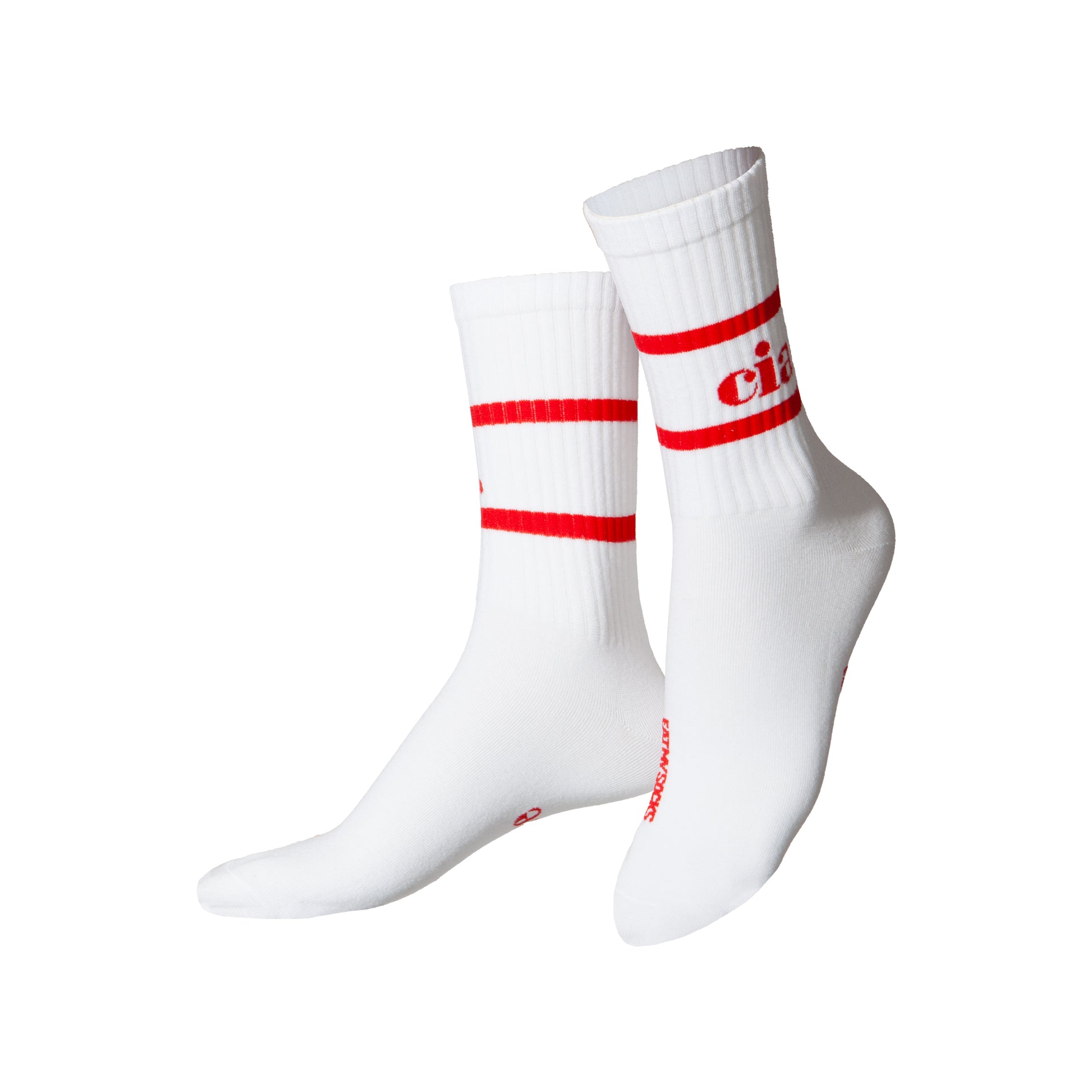 Eat My Socks Crew Socks Ciao