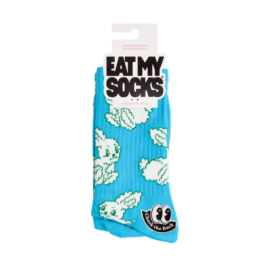 Eat My Socks Crew Socks Late Bunny