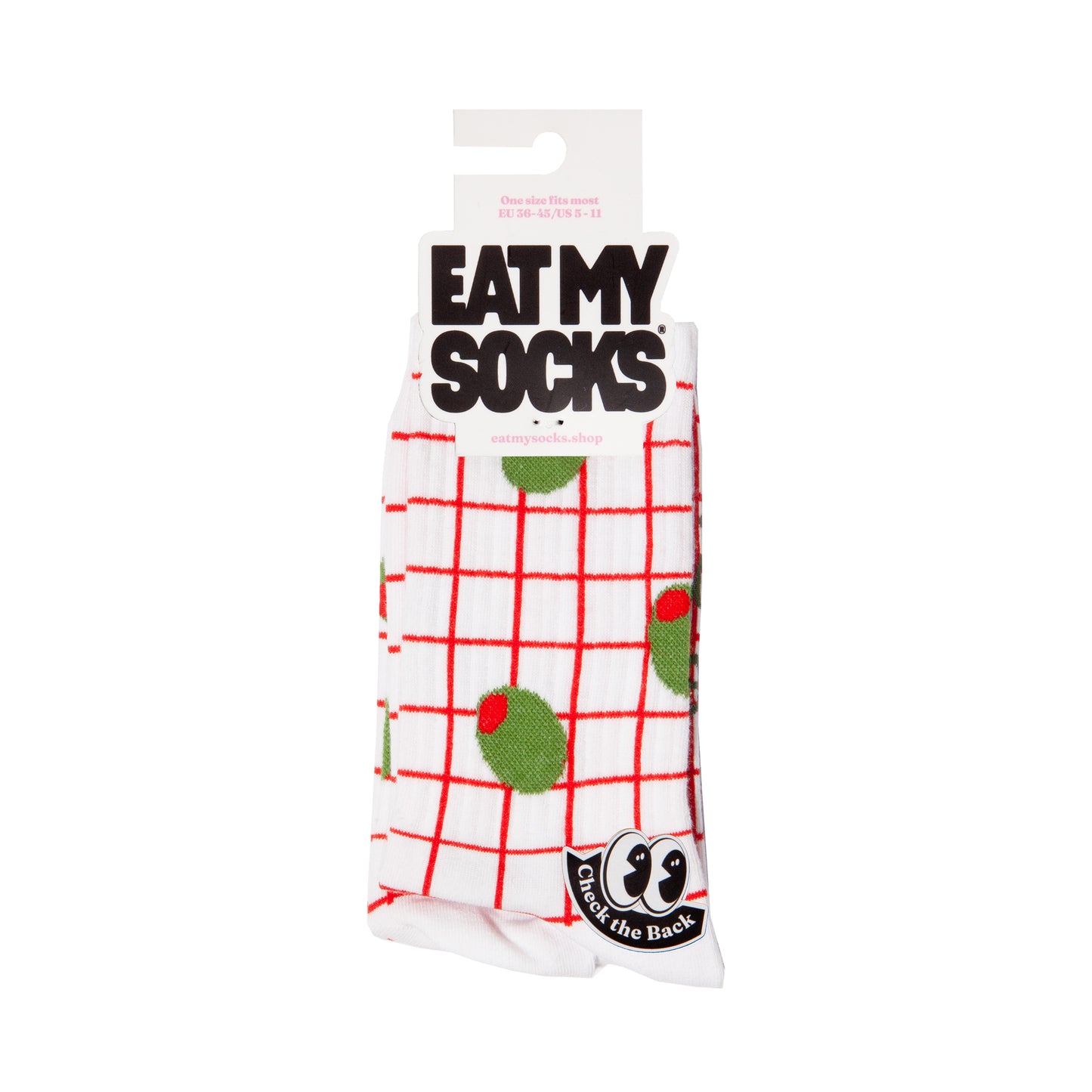 Eat My Socks Crew Socks Olive