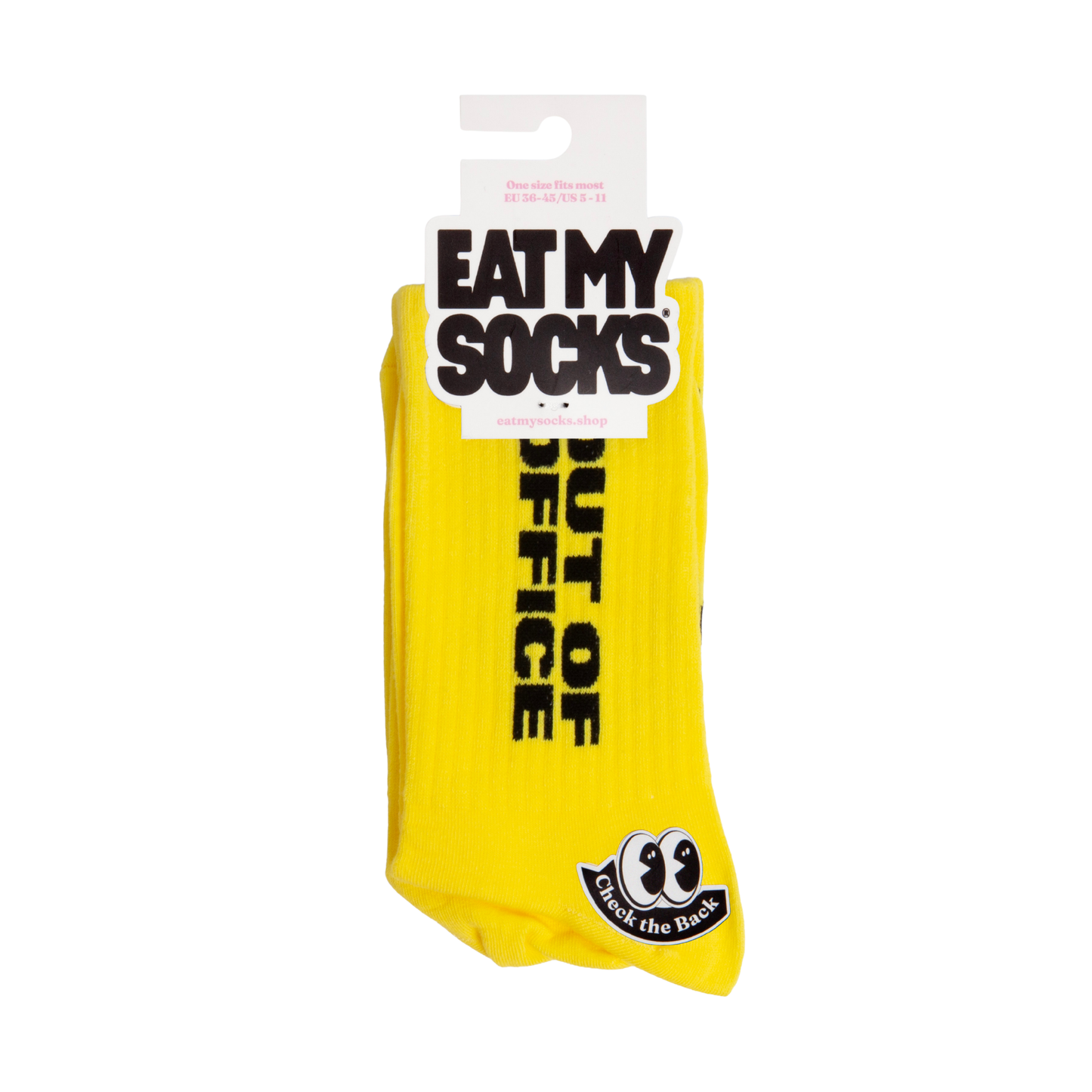 Eat My Socks Crew Socks Out of Office