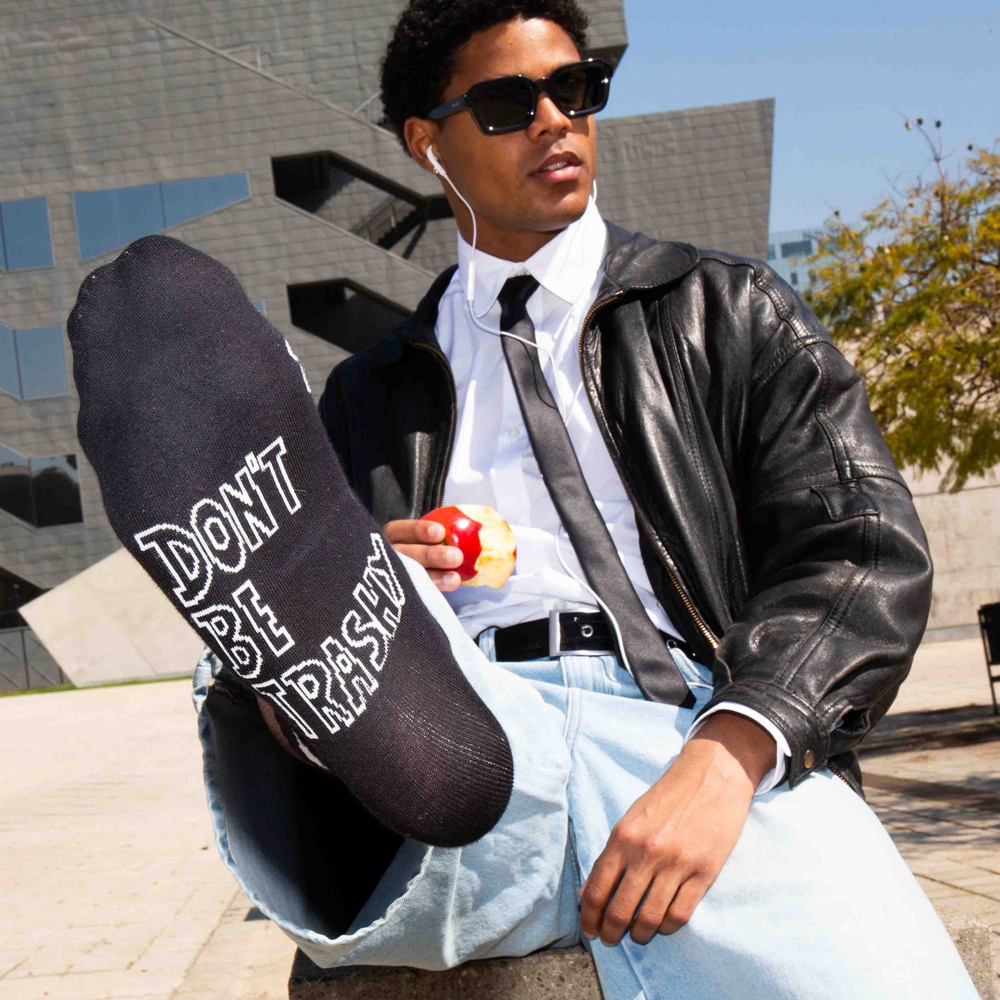 Eat My Socks Crew Socks Trash