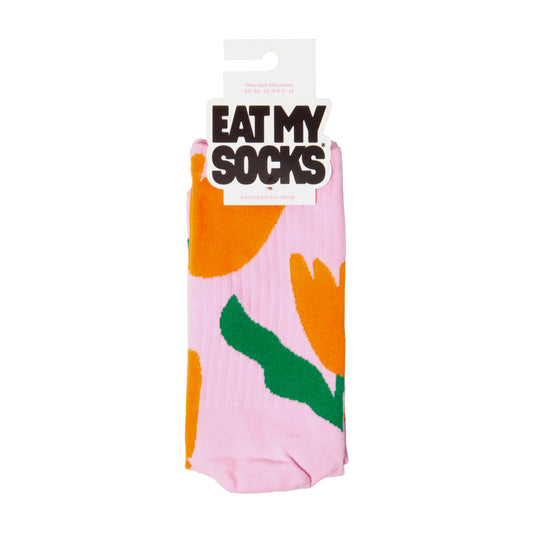 Eat My Socks Crew Socks Tulip