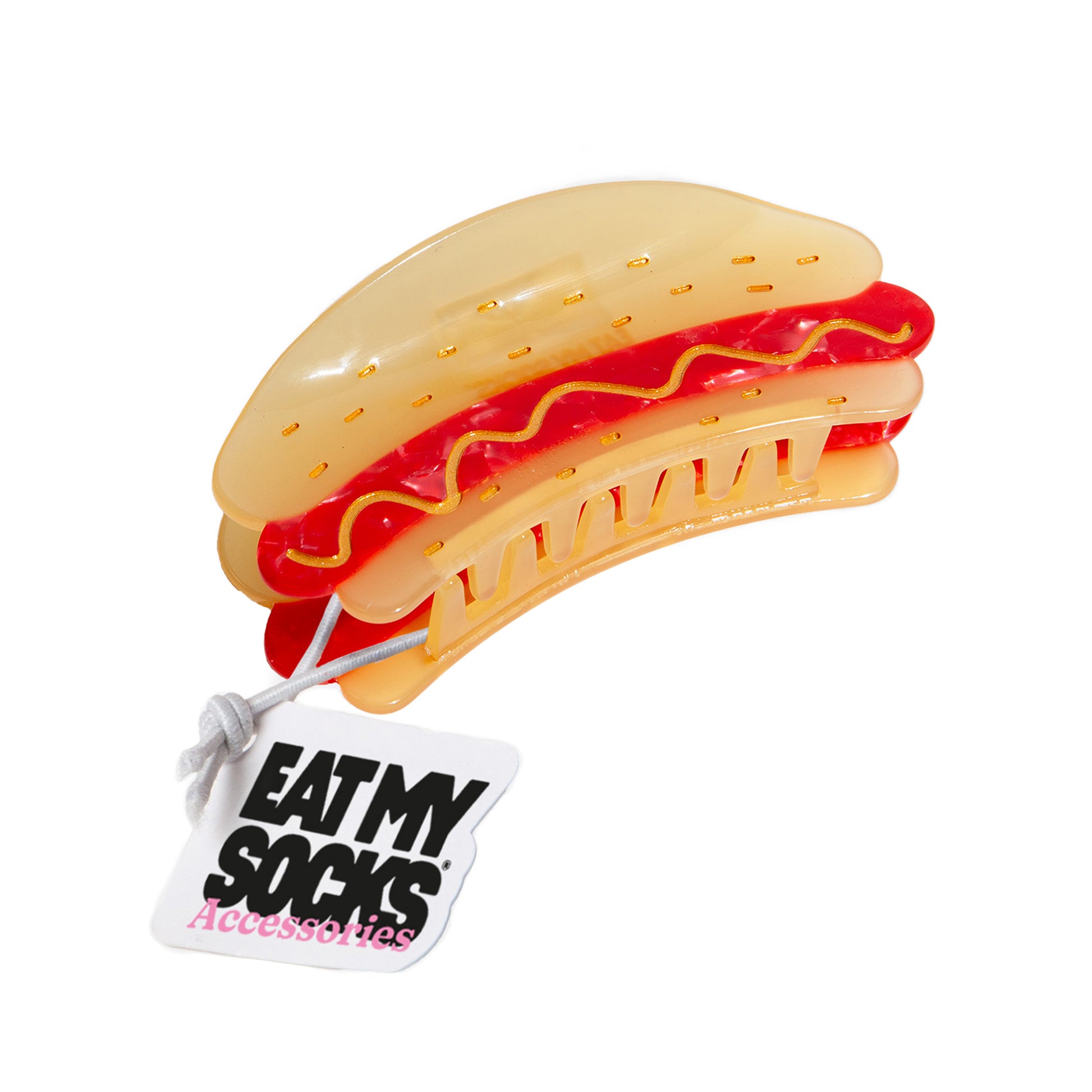 Eat My Socks Hair Claw Hotdog