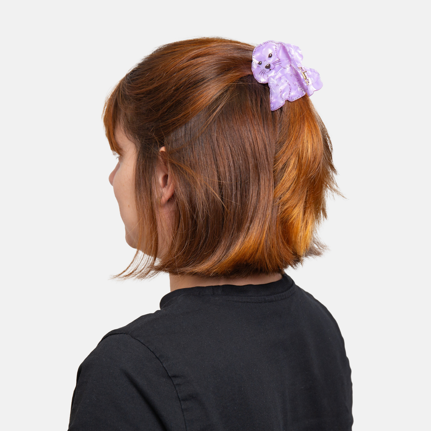 Eat My Socks Hair Claw Vintage Dog