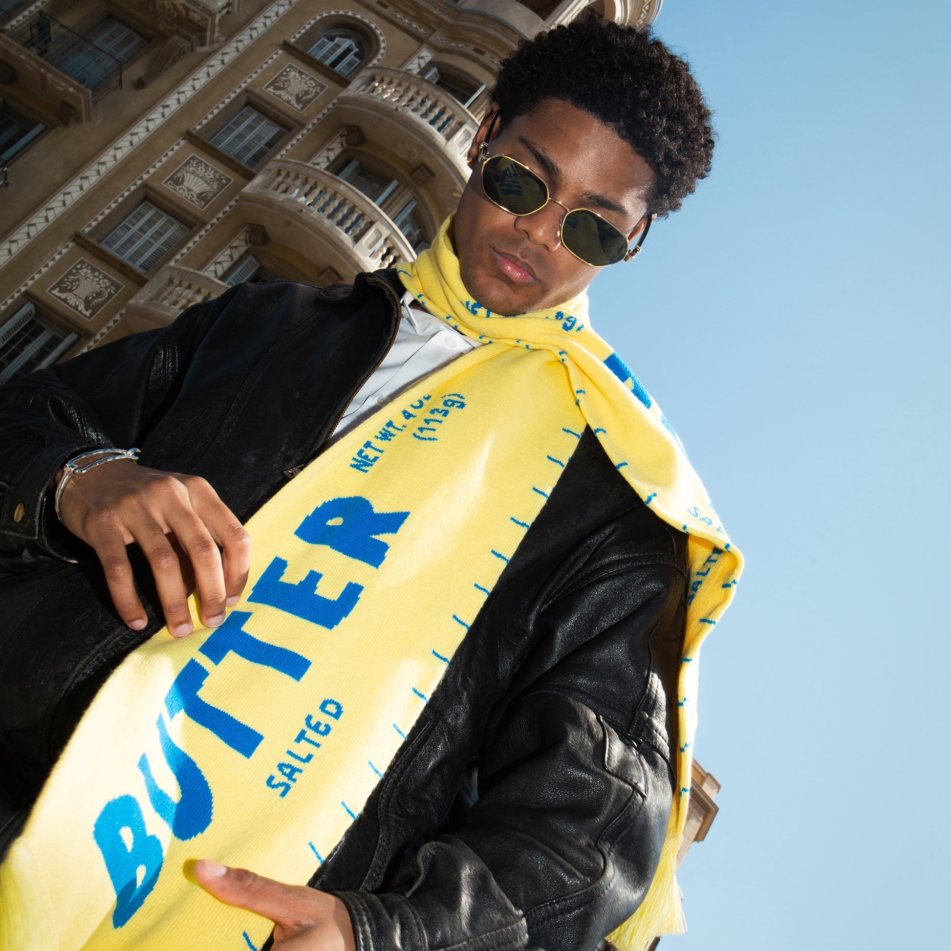 Eat My Socks Scarf Butter