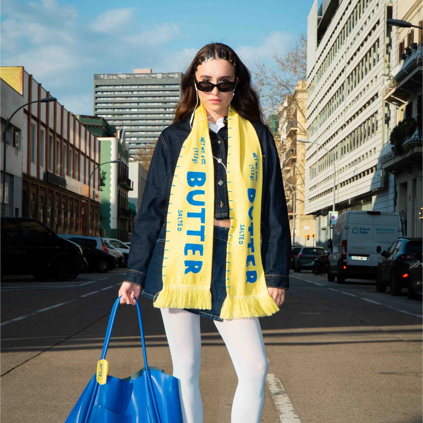 Eat My Socks Scarf Butter