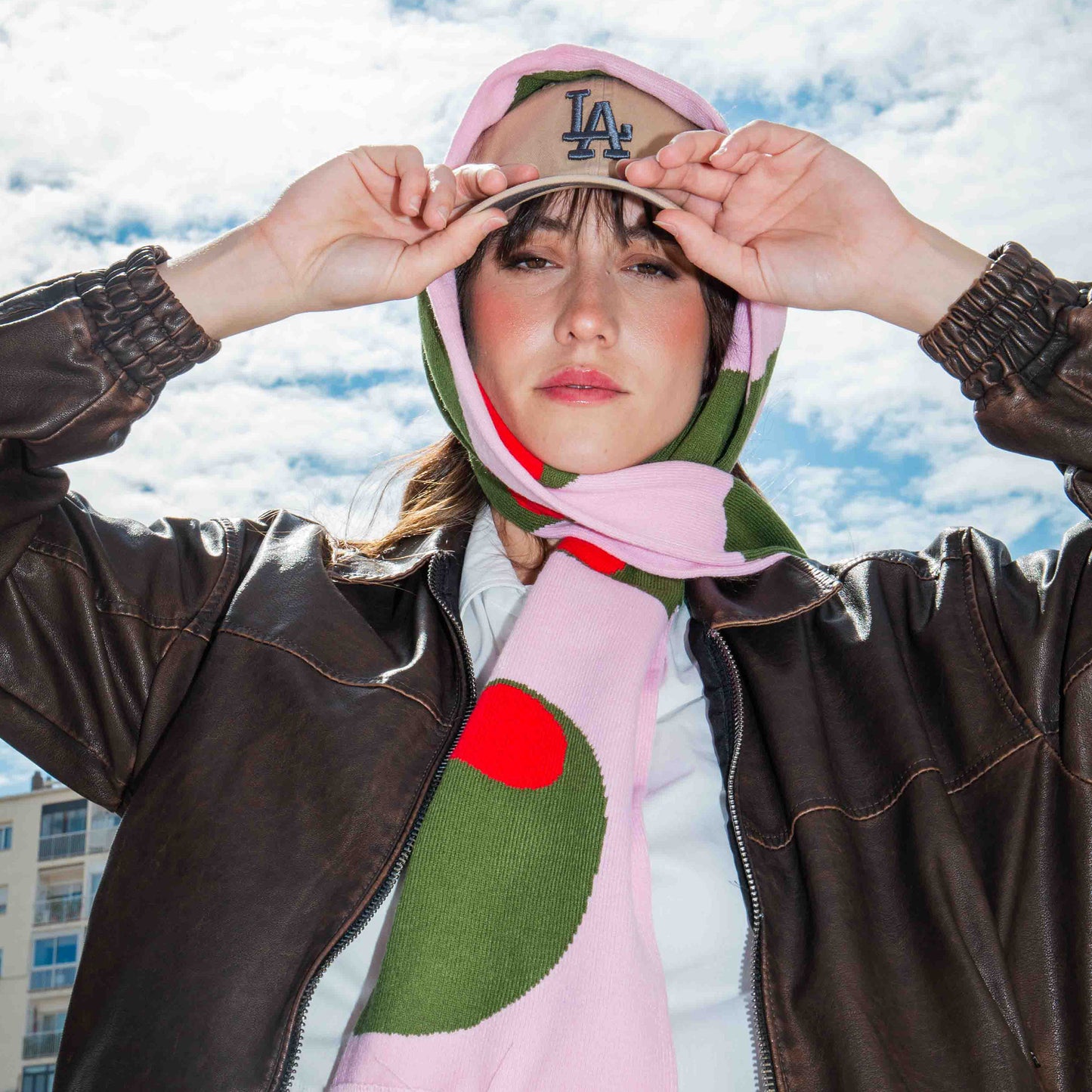 Eat My Socks Scarf Olive