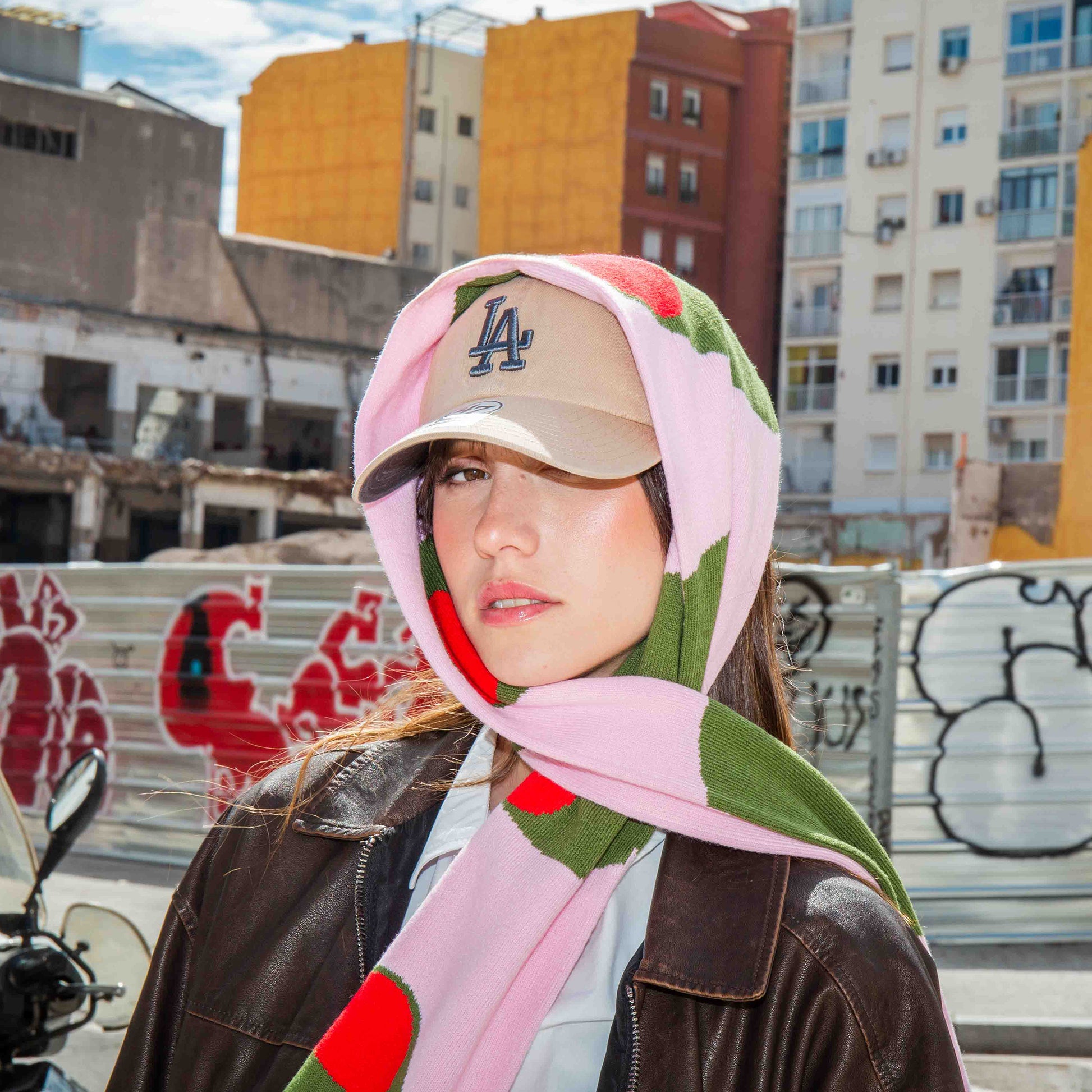 Eat My Socks Scarf Olive