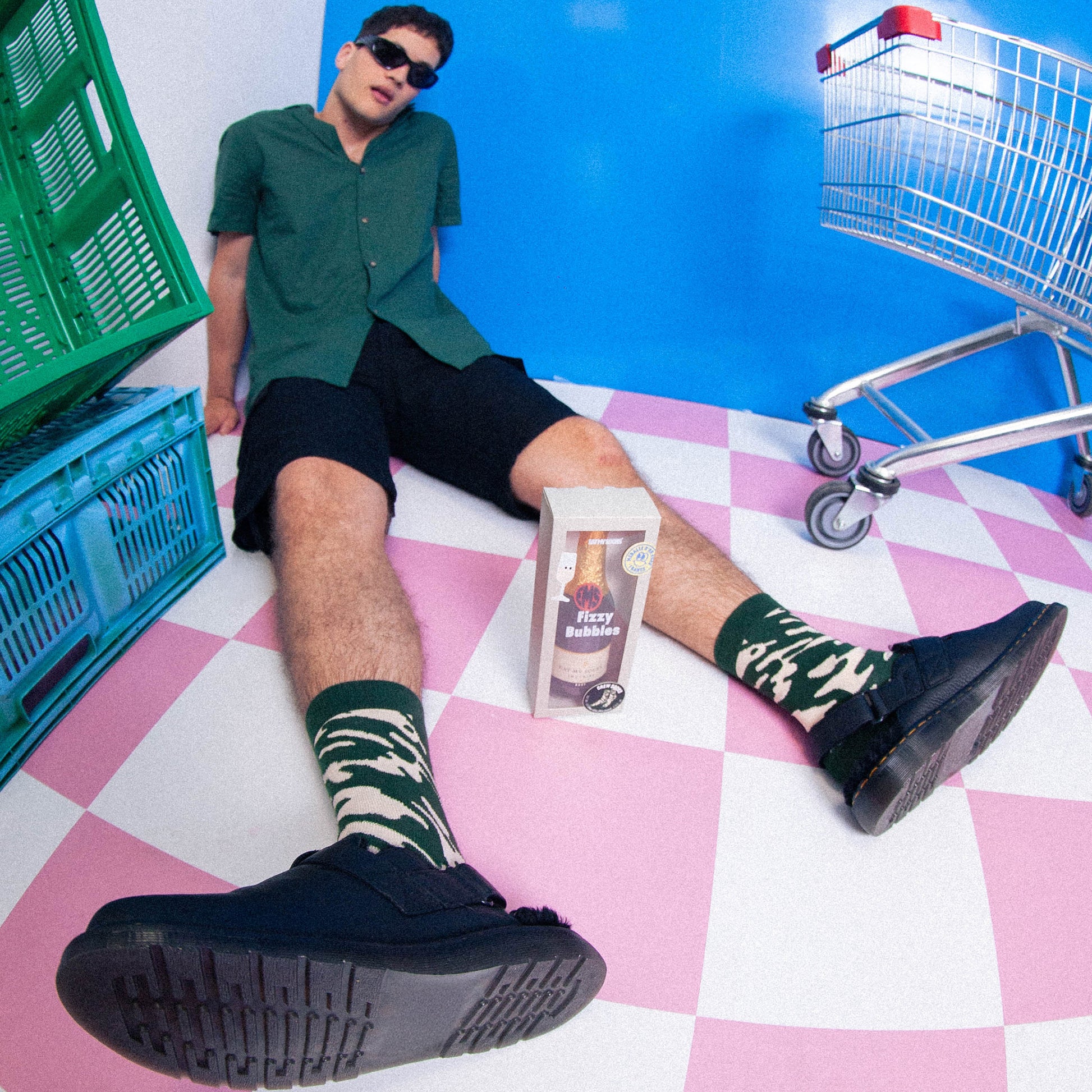 Eat My Socks Socks Bubbles Fizzy