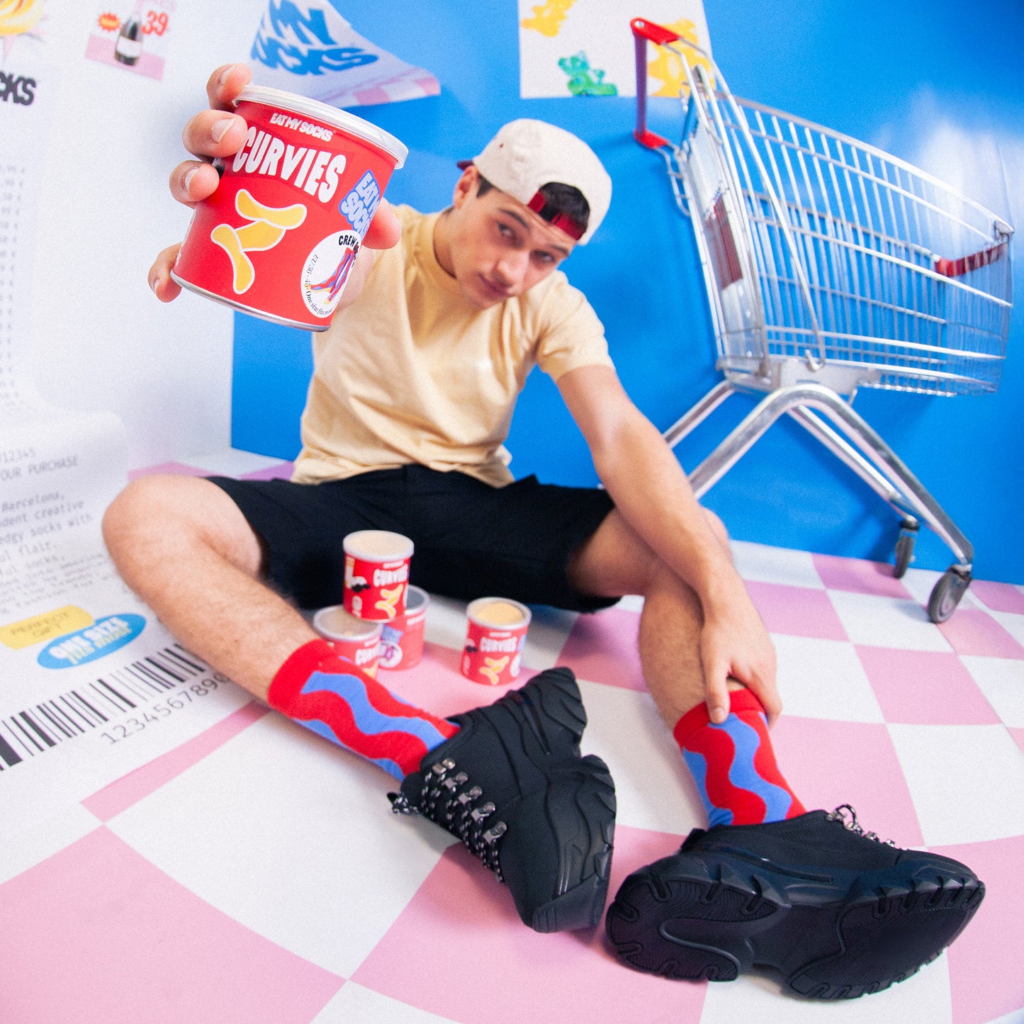 Eat My Socks Socks Chips Curvies