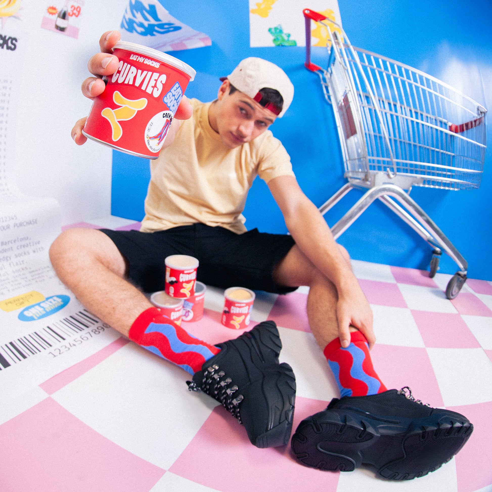 Eat My Socks Socks Chips Curvies