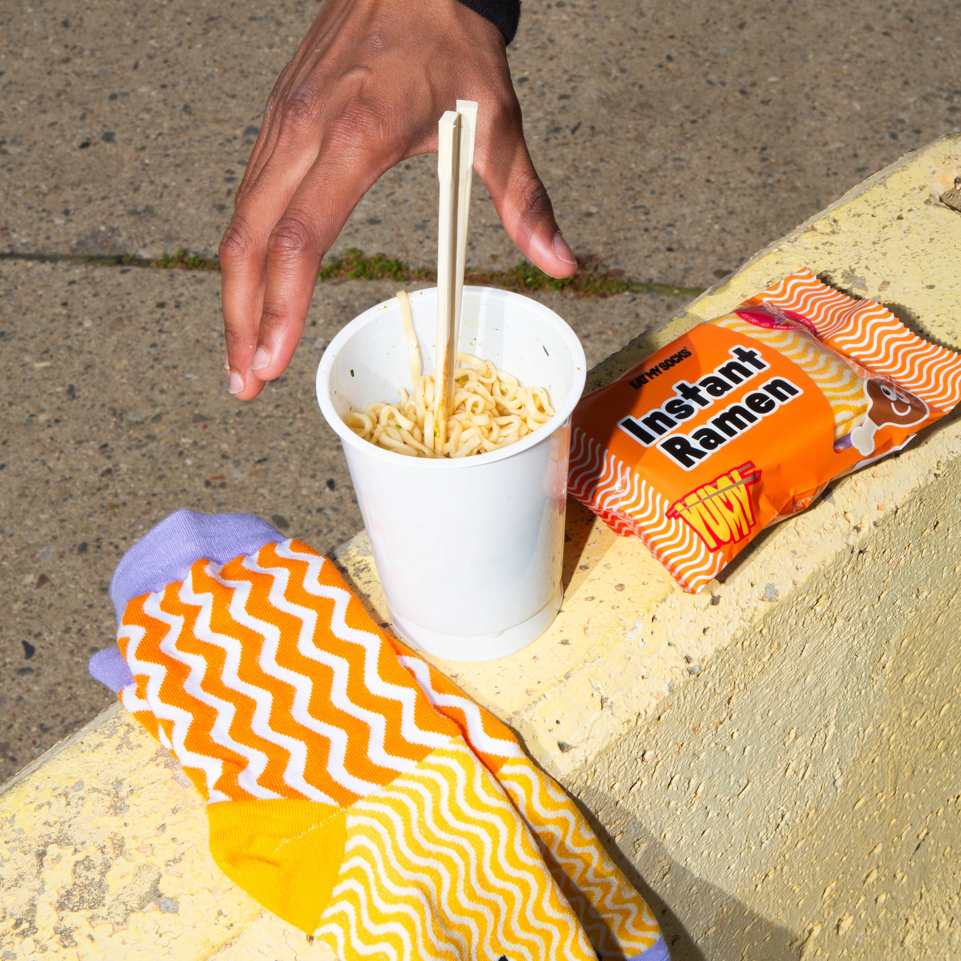 Eat My Socks Socks Instant Ramen Chicken