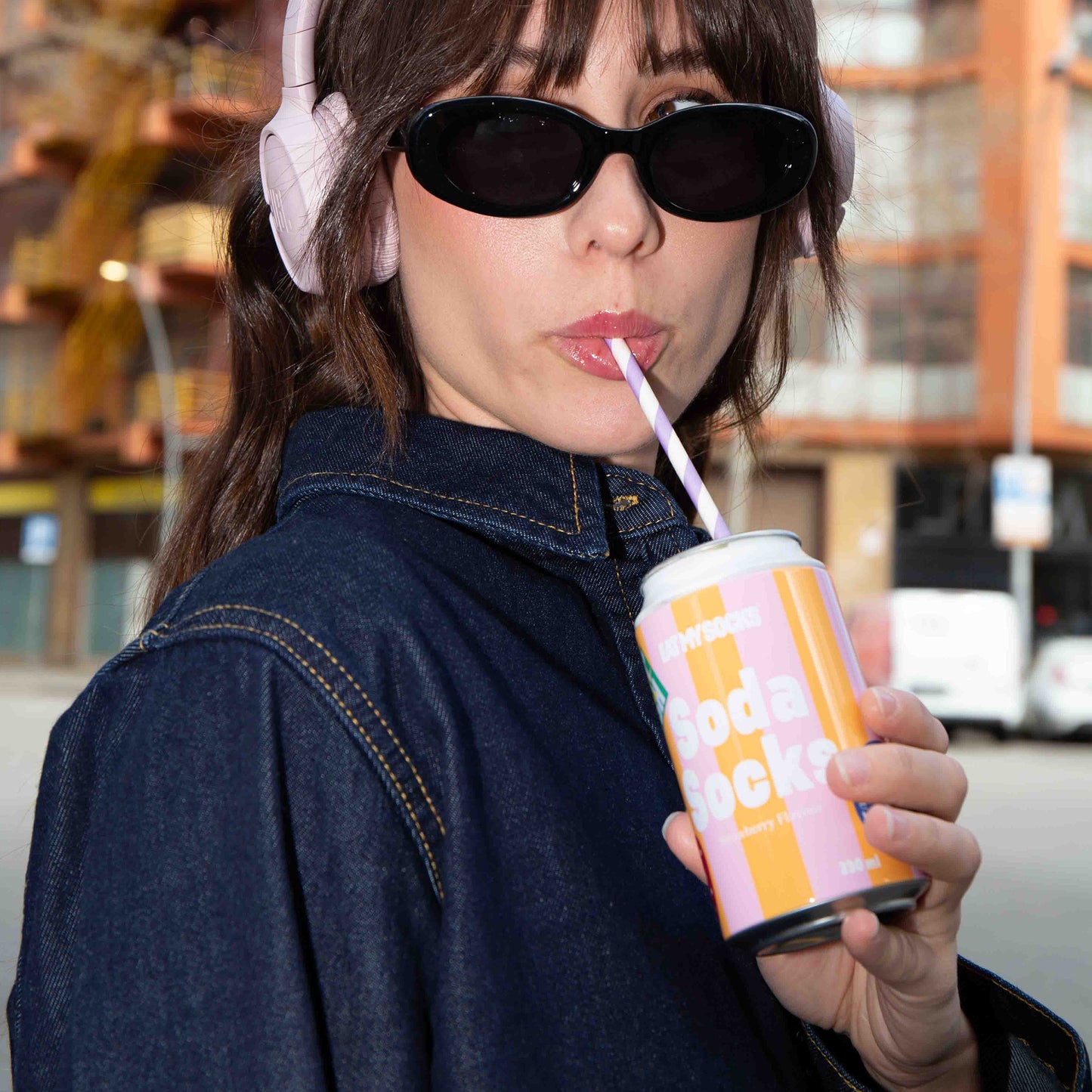 Eat My Socks Socks Soda Strawberry