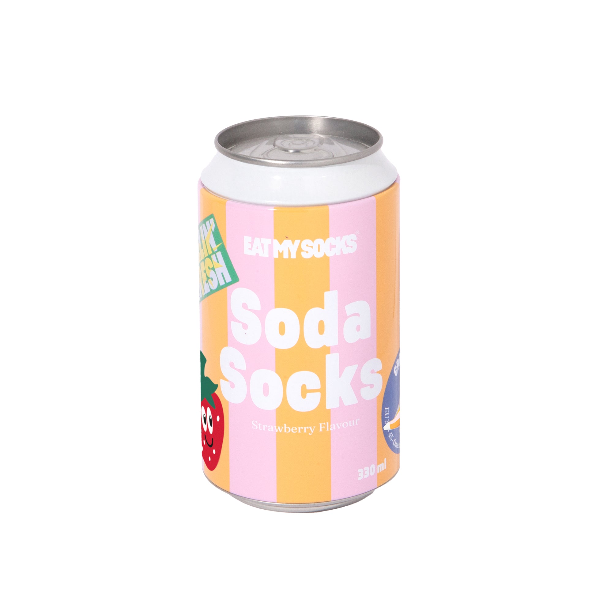 Eat My Socks Socks Soda Strawberry