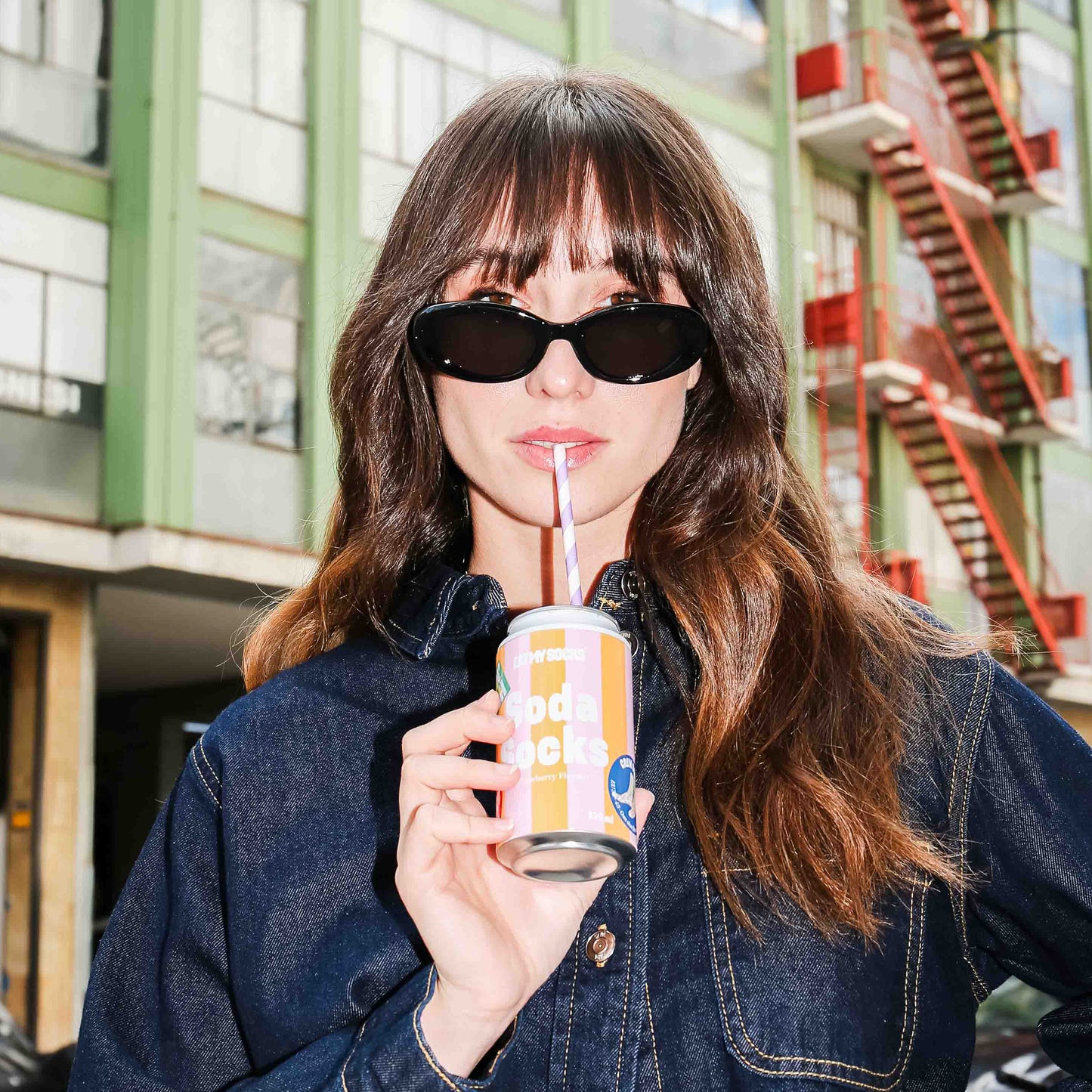 Eat My Socks Socks Soda Strawberry