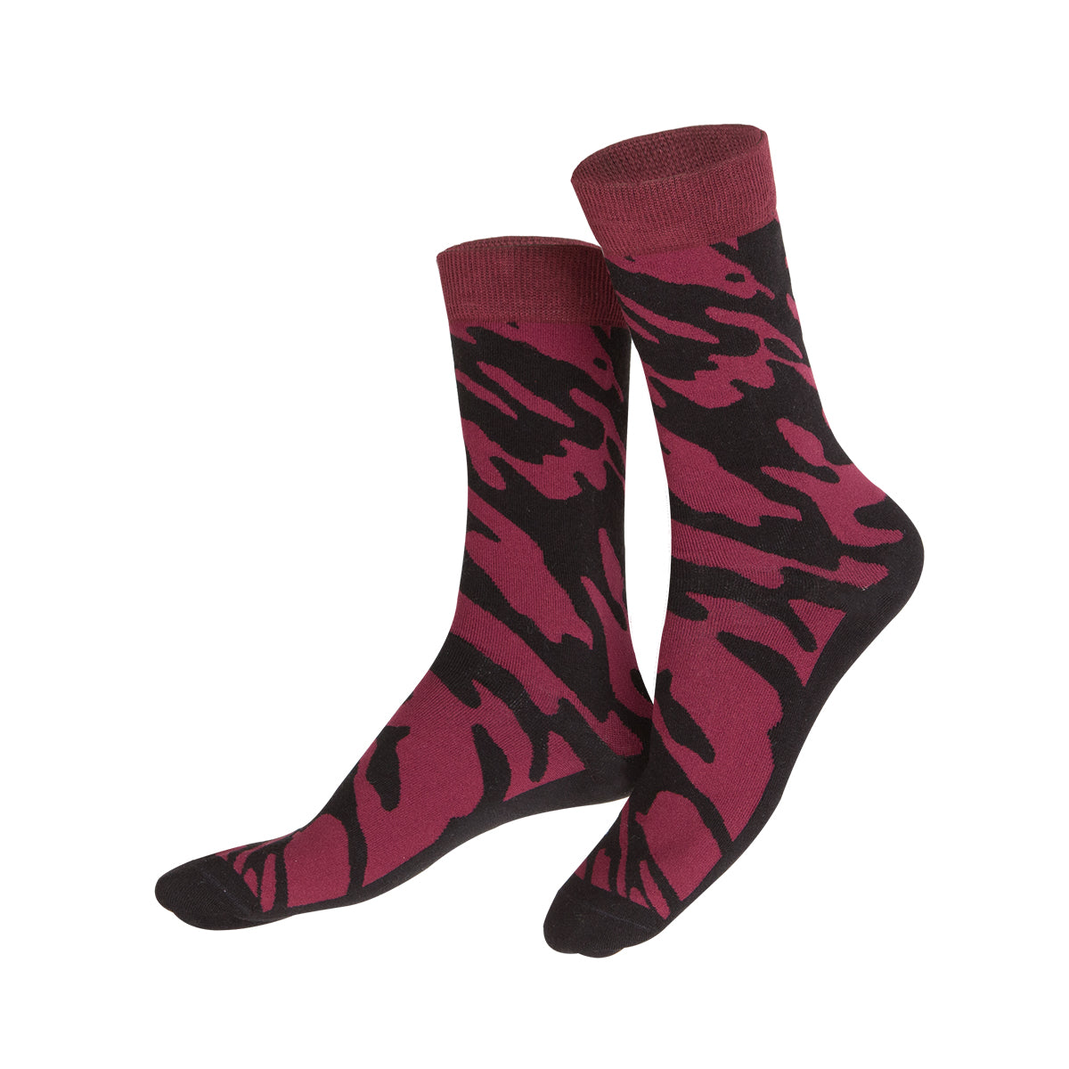 Socks Wine Red