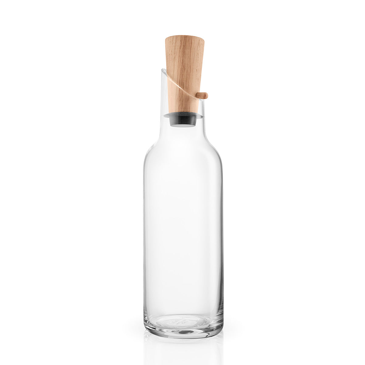 Glass Carafe with Wood Stopper