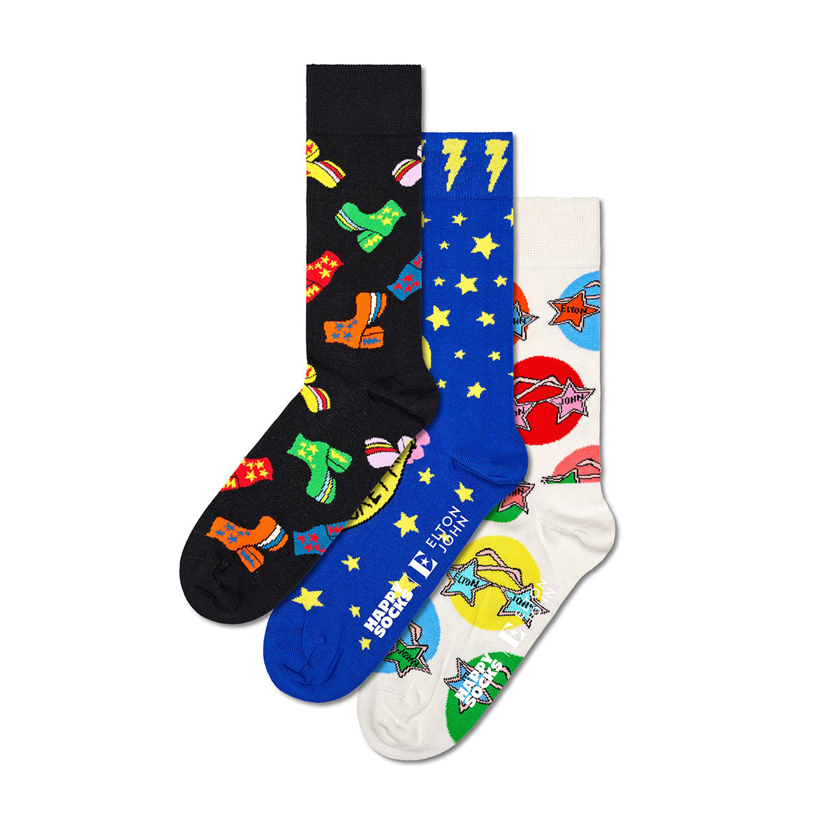 Happy Socks Elton John Gift Set (000855) 3-Pack