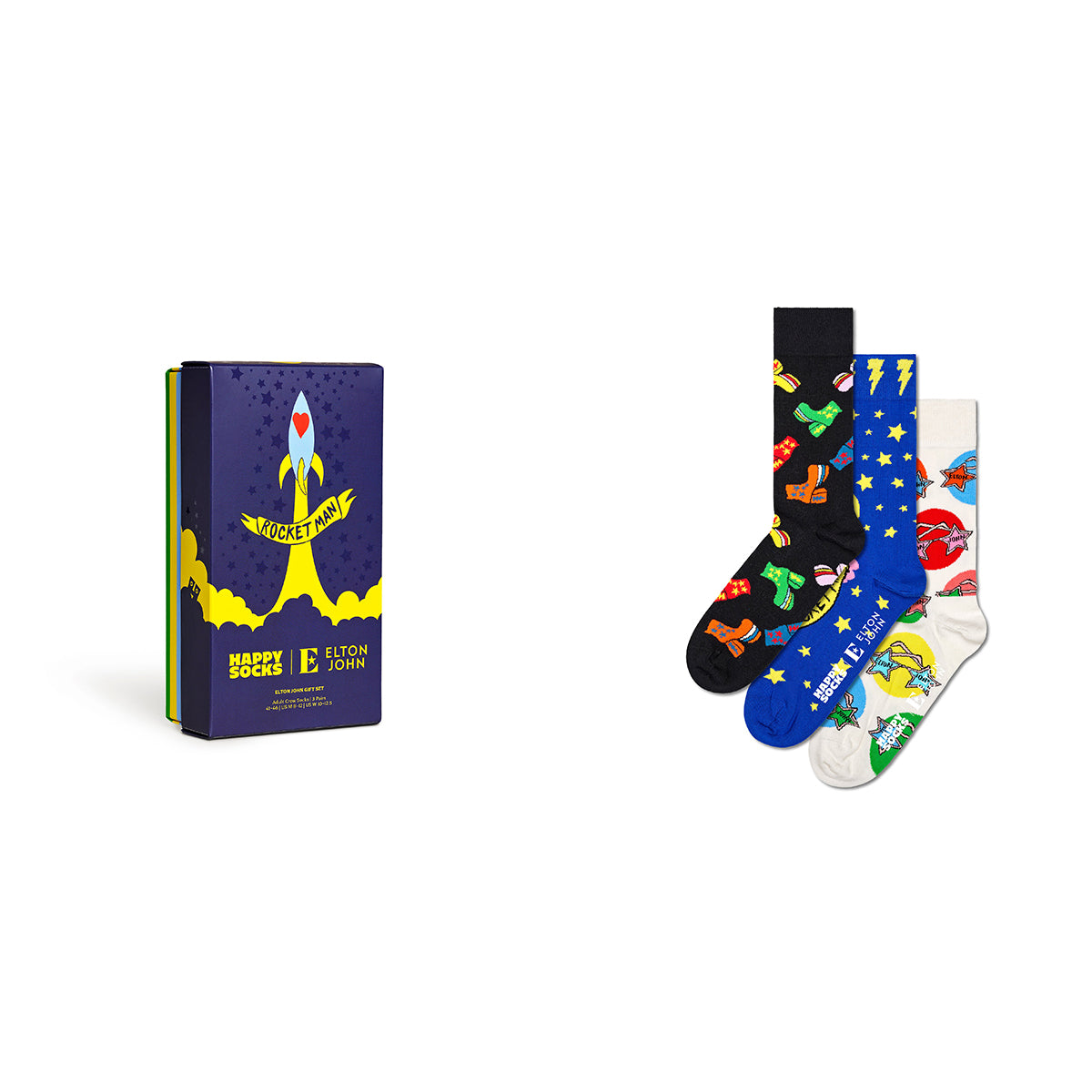 Happy Socks Elton John Gift Set (000855) 3-Pack