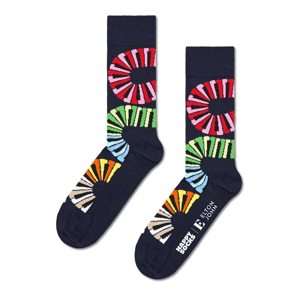 Happy Socks Elton John Piano Notes Sock (000670)