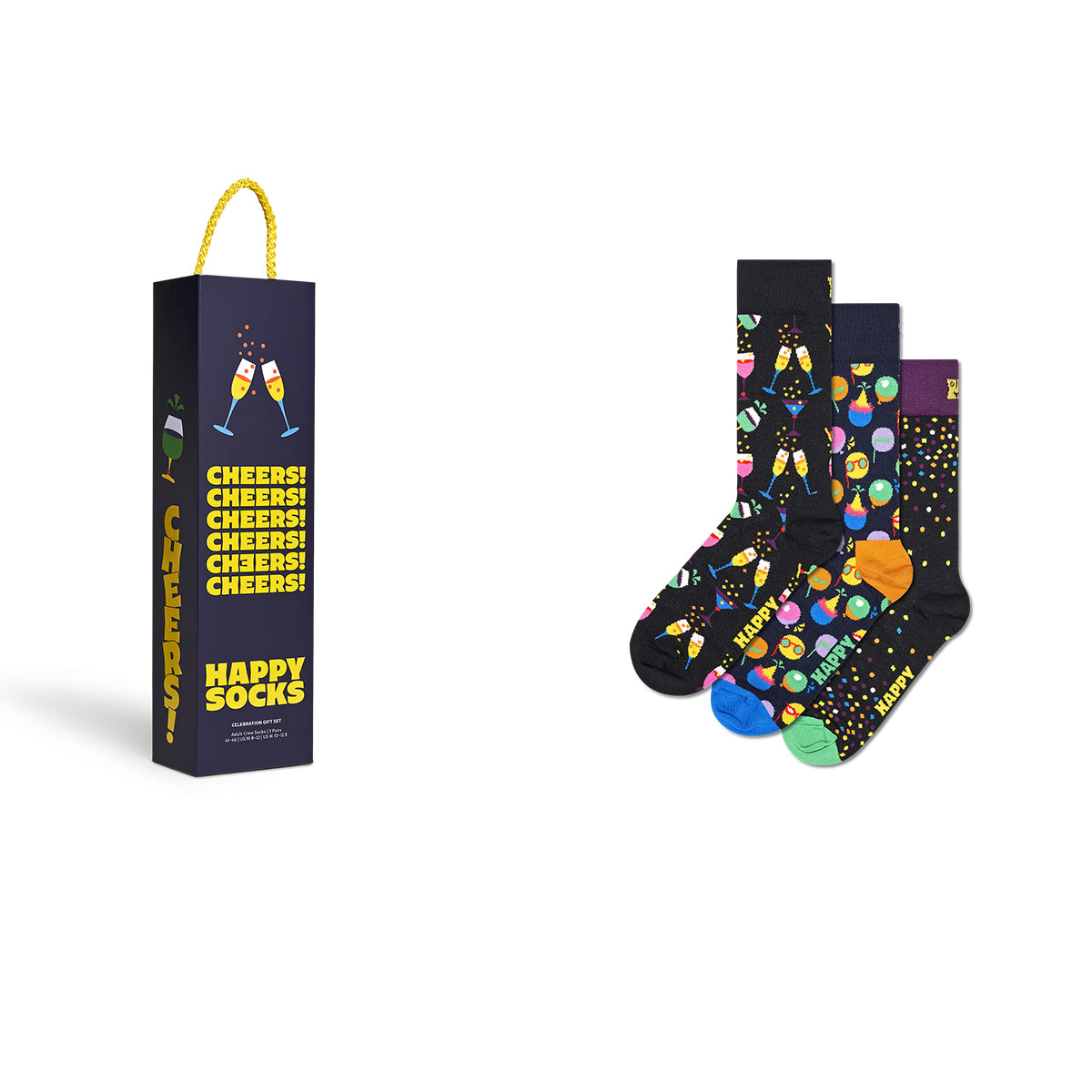 Happy Socks Gift Set Celebrations (9000) 3-Pack