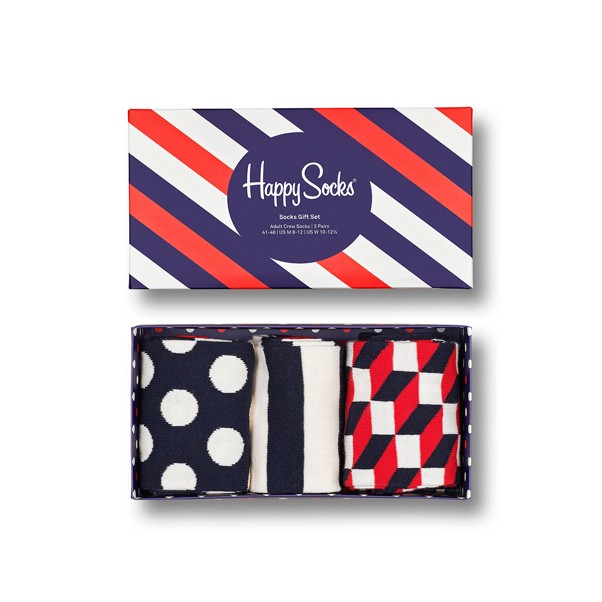 Happy Socks Gift Set Classic Navy (6000) 3-Pack