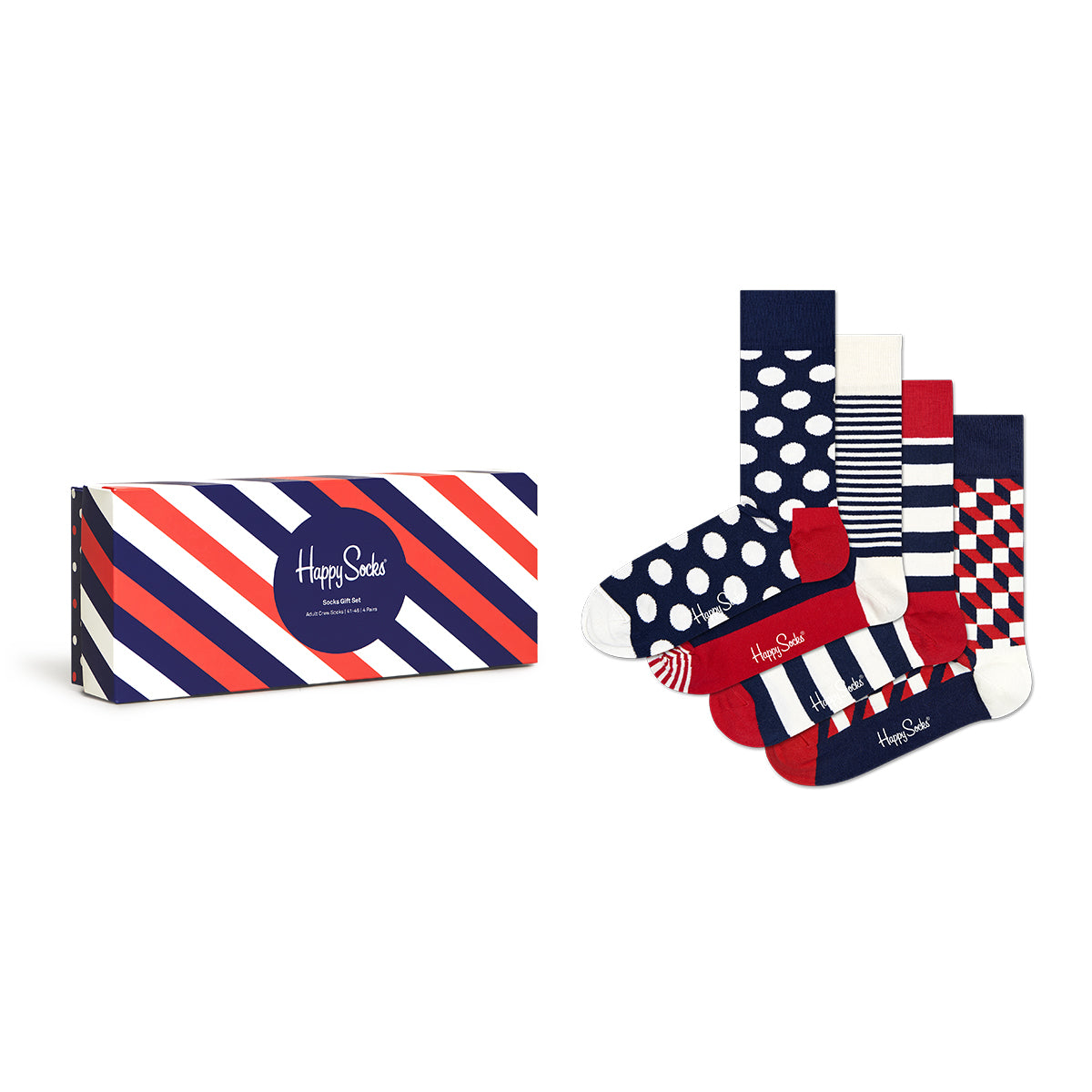 Happy Socks Gift Set Classic Navy (6002) 4-Pack