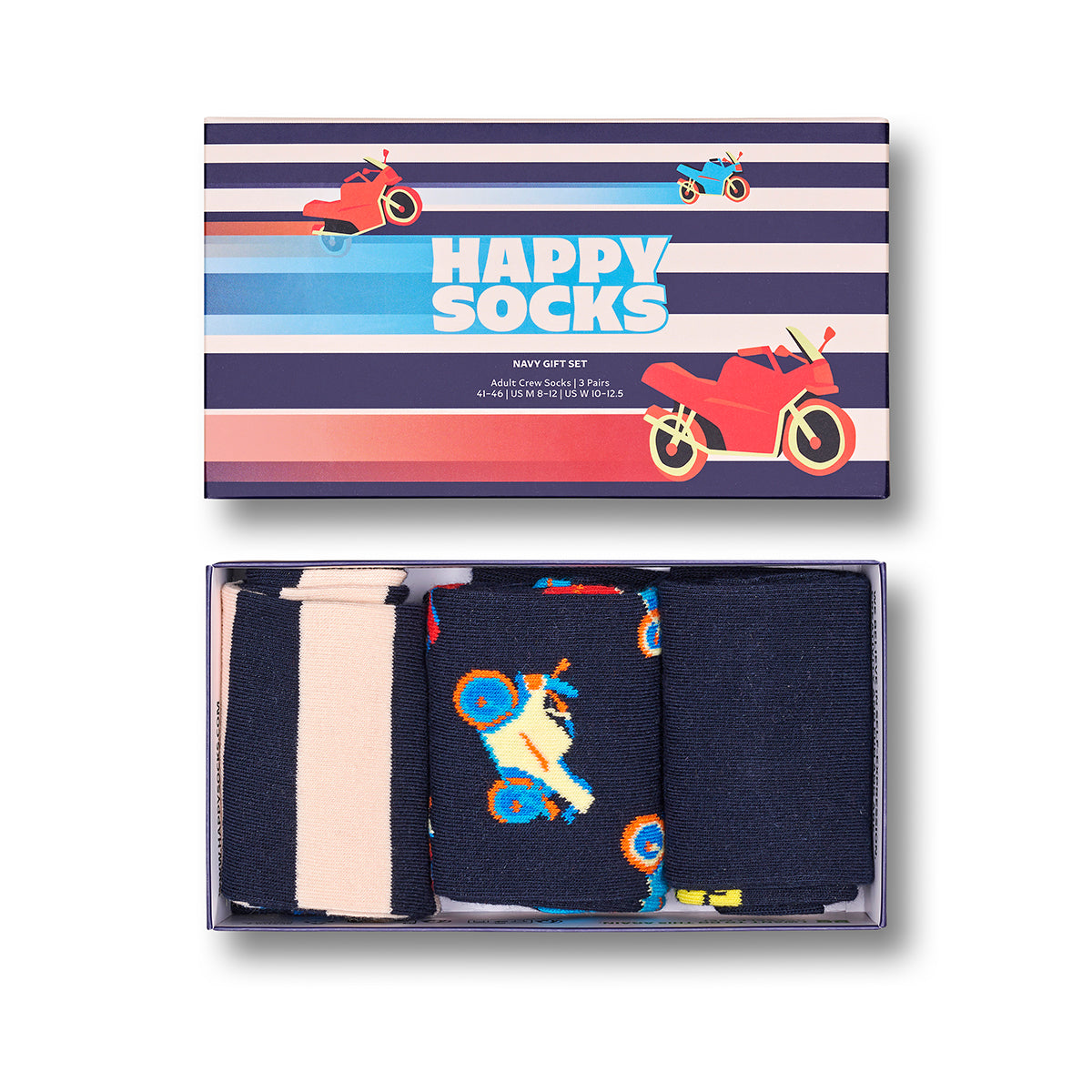 Happy Socks Gift Set Navy (6500) 3-Pack