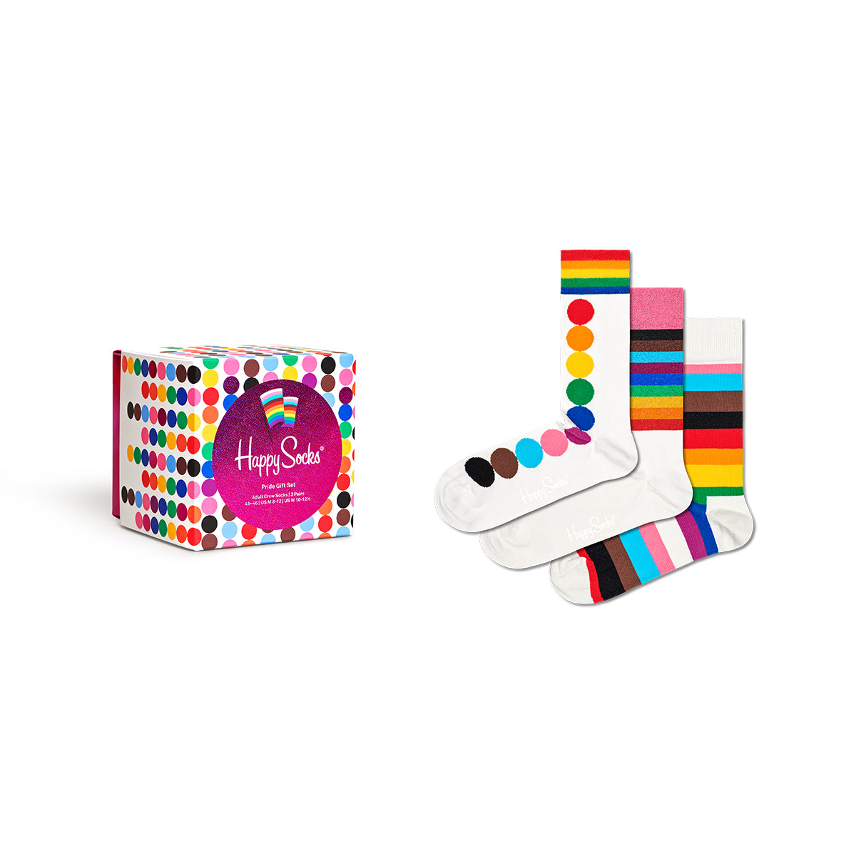 Happy Socks Gift Set Pride (1300) 3-Pack