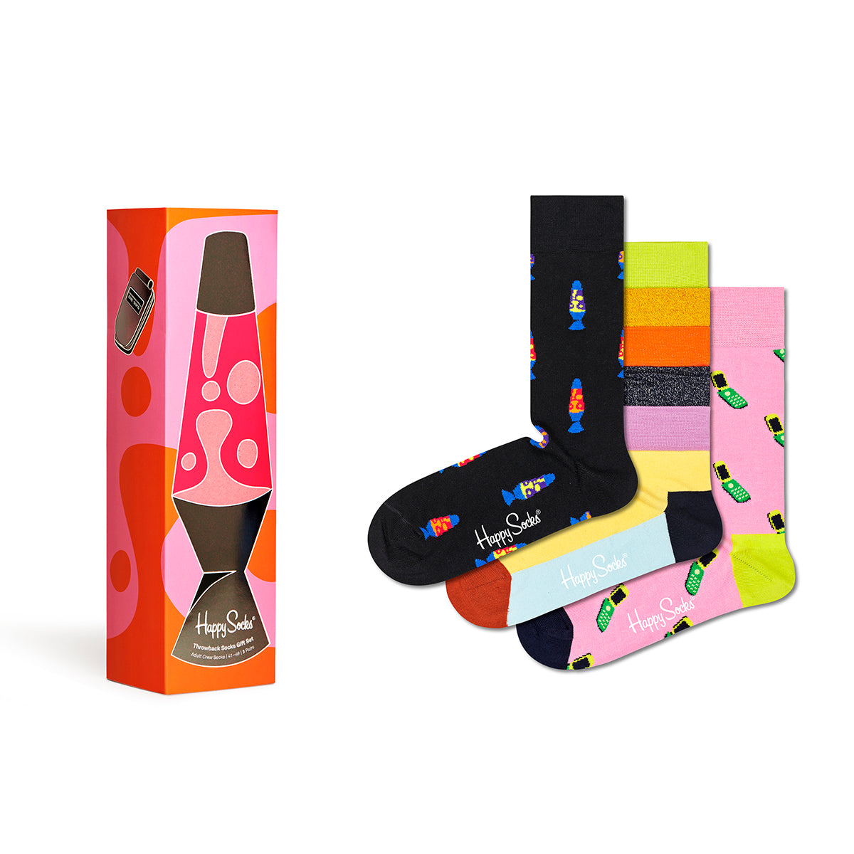 Happy Socks Gift Set Throwback Socks (200) 3-Pack