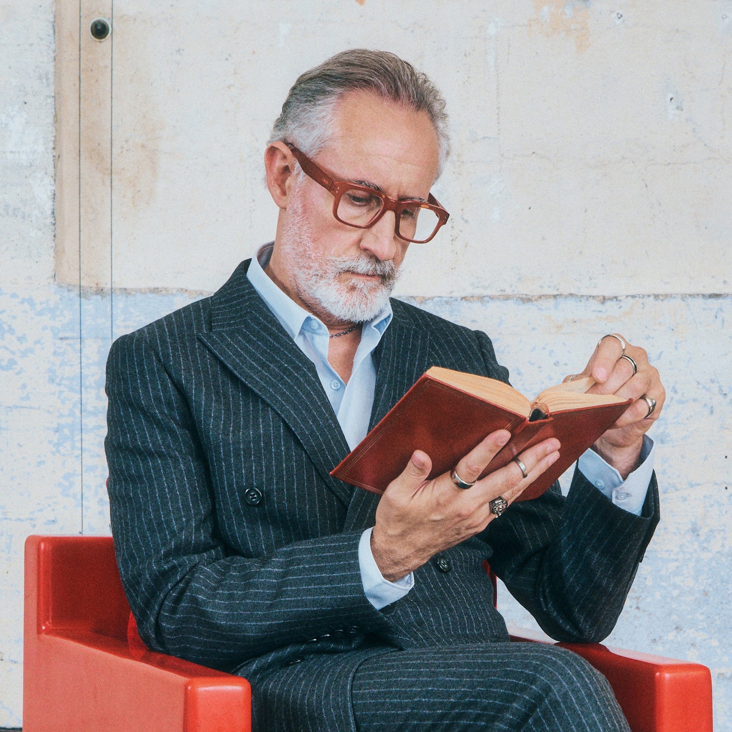 IZIPIZI Reading Collection Quote Chapters Carmine Red