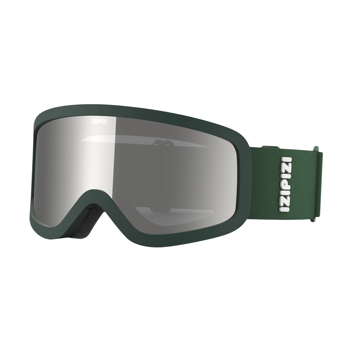 IZIPIZI Sport Snow Adult All Weather Khaki Green Snow Goggles Snow Goggles