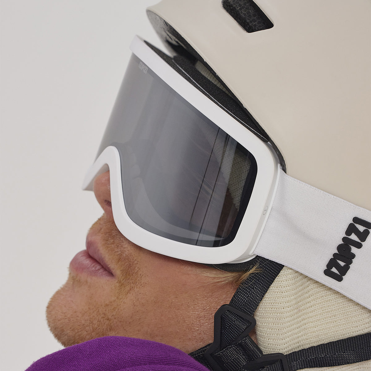 IZIPIZI Sport Snow Adult All Weather White Snow Goggles Snow Goggles