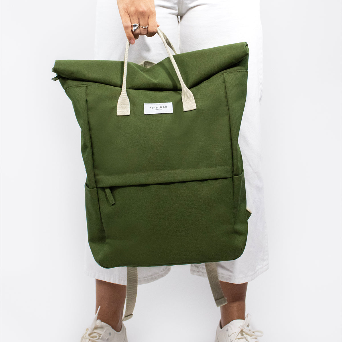 Kind Bag Backpack Large Khaki Green