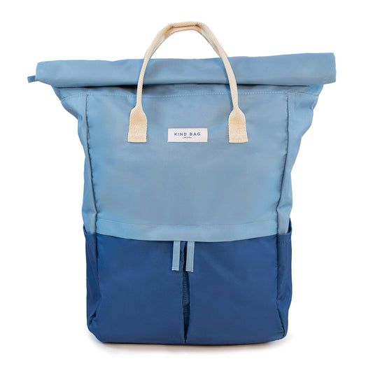 Backpack Large Powder Blue & Navy