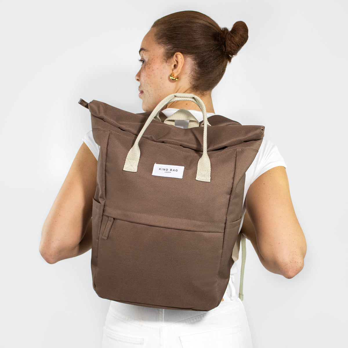 Kind Bag Backpack Medium Coco Brown