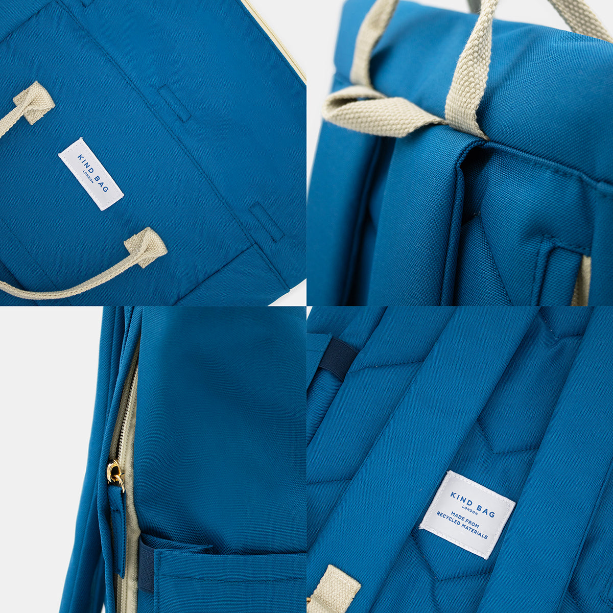 Kind Bag Backpack Medium Petrol Blue