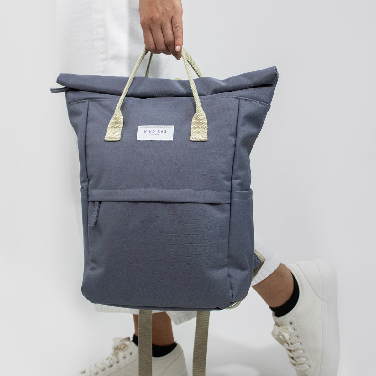 Kind Bag Backpack Medium Slate Grey