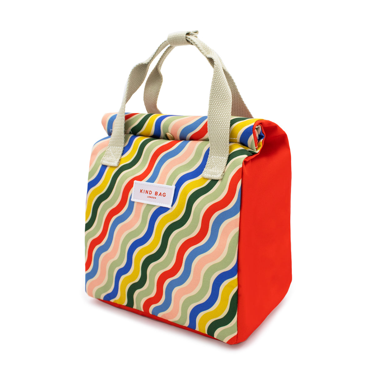 Kind Bag Lunch Bag Rainbow Waves