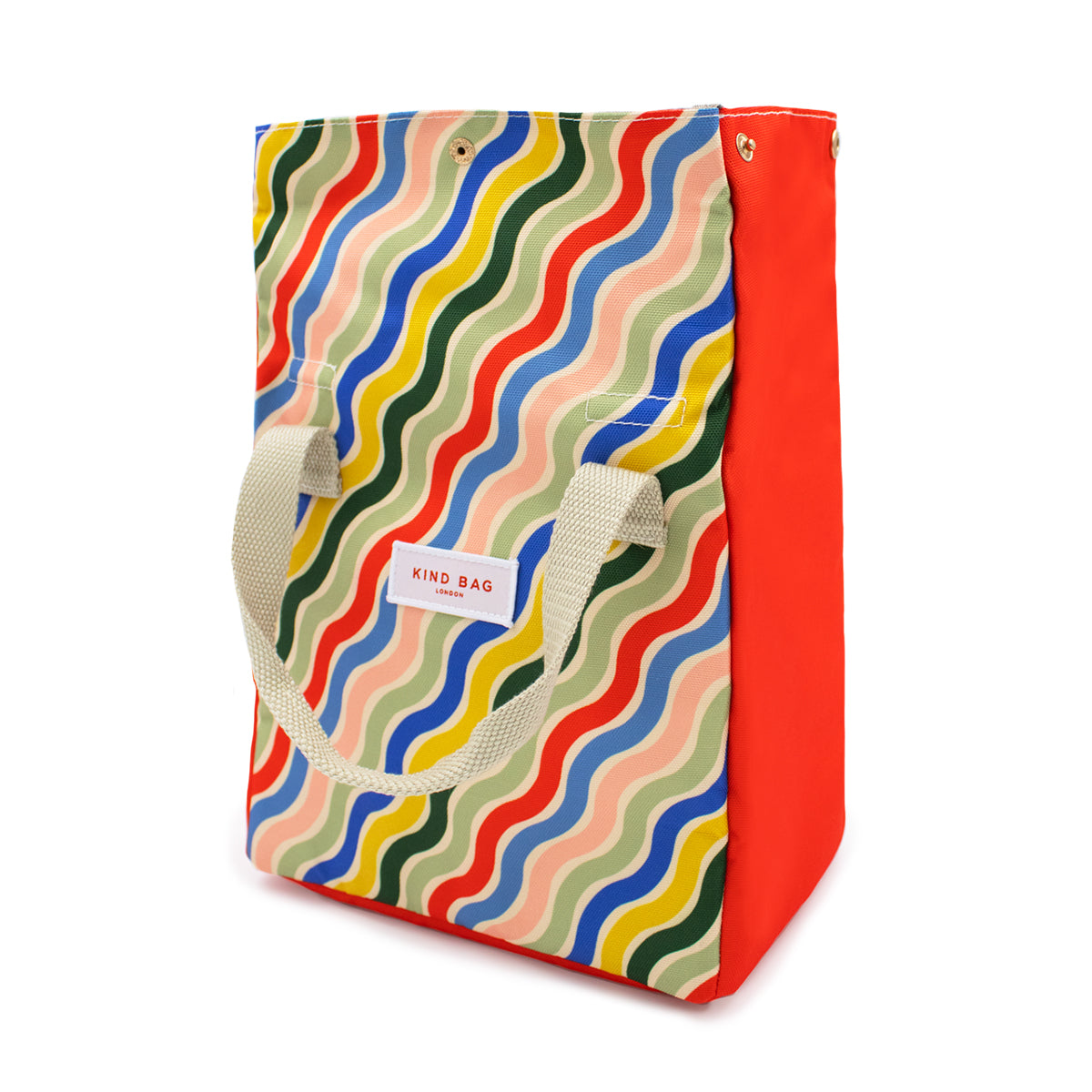 Kind Bag Lunch Bag Rainbow Waves