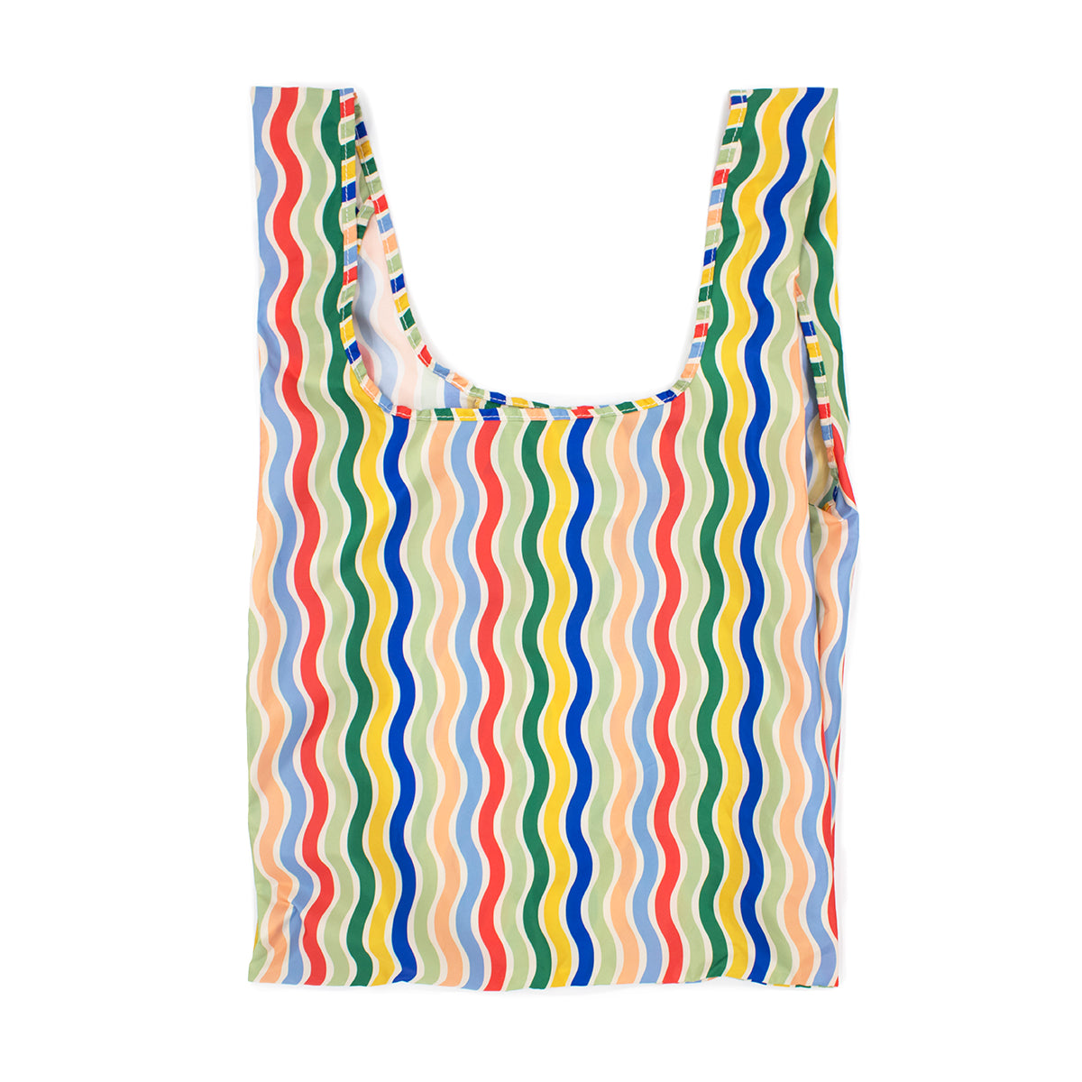 Kind Bag Reusable Bag Medium Rainbow Waves