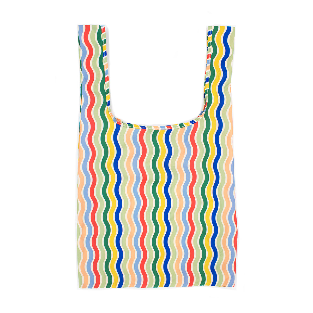 Kind Bag Reusable Bag Medium Rainbow Waves